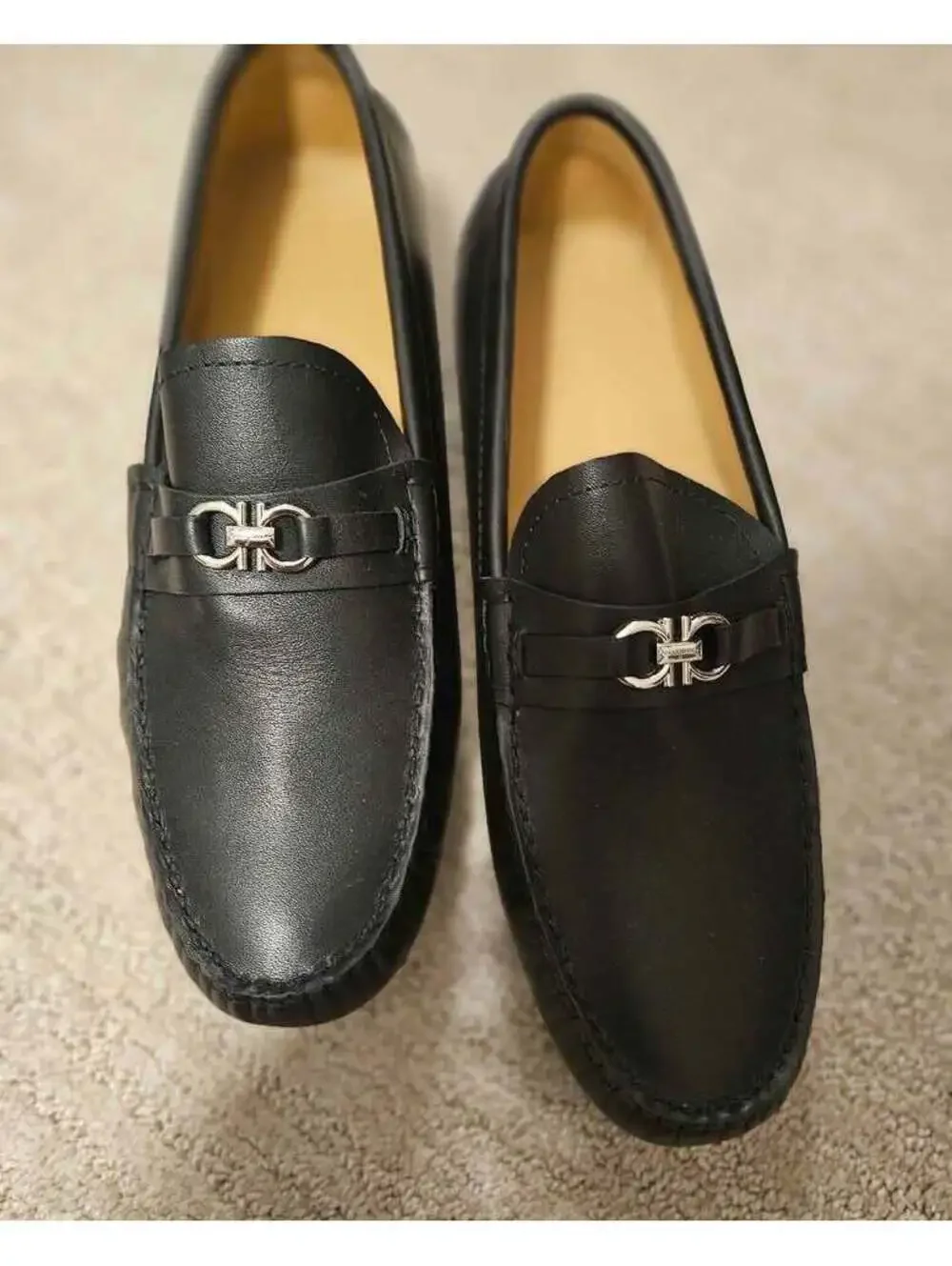 Salvatore Ferragamo Driving Loafers, Size 9